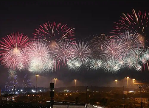 全椒县焰火晚会